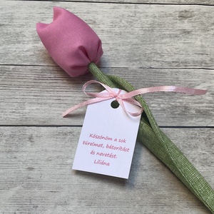 Textil tulipán iskolai évzáróra - Meska.hu