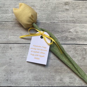 Textil tulipán iskolai évzáróra, Otthon & Életmód, Dekoráció, Virágdísz és tartó, Csokor & Virágdísz, Varrás, MESKA