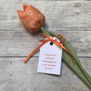 Textil tulipán iskolai évzáróra - Meska.hu
