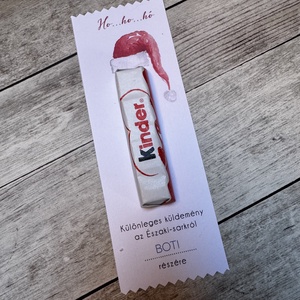 Különleges küldemény az Északi-sarkról  Mikulásos csokikísérő kártya - Meska.hu