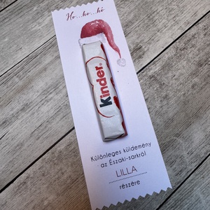 Különleges küldemény az Északi-sarkról  Mikulásos csokikísérő kártya - Meska.hu