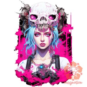 Anime cyberpunk fantázia v2 - ruha & divat - férfi ruha - férfi pulóver - Meska.hu