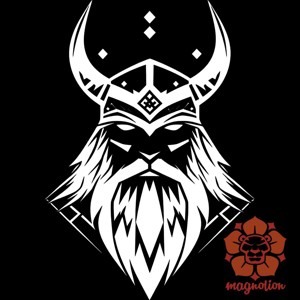Viking arc v9 - ruha & divat - női ruha - póló, felső - Meska.hu