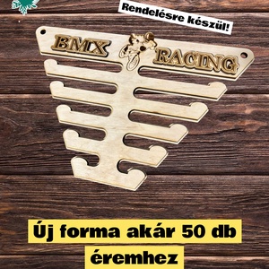 BMX Racing éremtartó, Otthon & Életmód, Dekoráció, Fali és függő dekoráció, Éremtartó, Famegmunkálás, MESKA