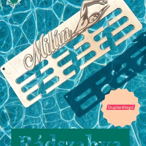 Úszás éremtartó - Meska.hu