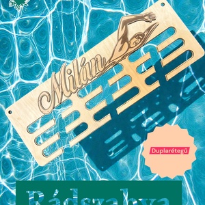 Úszás éremtartó - játék & sport - sport és kikapcsolódás - más játékok, sportok - Meska.hu