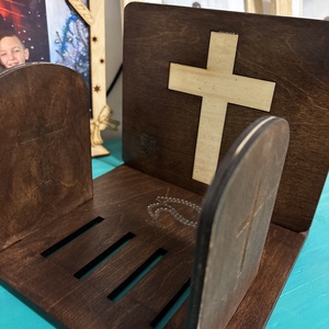 Bibliai könyvtámasz, Otthon & Életmód, Tárolás & Rendszerezés, Íróasztali tároló, Famegmunkálás, MESKA