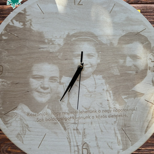 Örök Emlék Falióra � Saját Fotóval és Személyes Üzenettel - kellékek & szerszámok - órakészítés - óralapok - Meska.hu