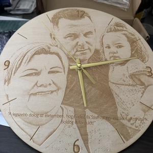 Örök Emlék Falióra � Saját Fotóval és Személyes Üzenettel - Meska.hu
