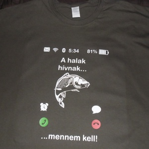Halak hívnak póló - ruha & divat - férfi ruha - póló - Meska.hu