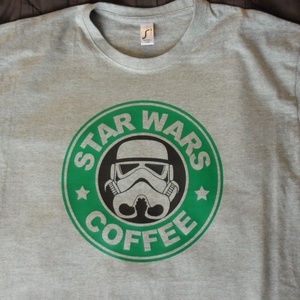 STAR WARS Coffee póló - ruha & divat - férfi ruha - póló - Meska.hu