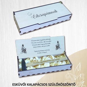Esküvői szülőköszöntő ajándék (kalapácsos) + Lézervágott - esküvő - emlék & ajándék - szülőköszöntő ajándék - Meska.hu