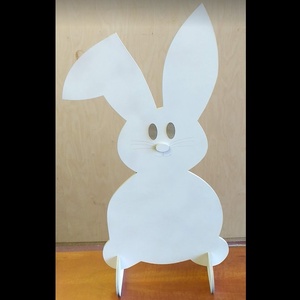 Húsvéti fa nyúl álló dekoráció - esküvő - dekoráció - helyszíni dekor - Meska.hu