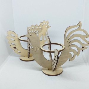 Tyúkos/kakaksos tojástartó asztaldísz, Otthon & Életmód, Dekoráció, Asztal és polc dekoráció, Asztaldísz, Famegmunkálás, Festett tárgyak, MESKA