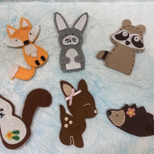 Erdei állatok ujjbáb csomag, Játék & Sport, Bábok, Ujjbáb, Varrás, MESKA