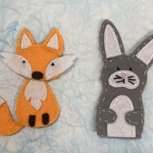 Erdei állatok ujjbáb csomag - játék & sport - bábok - ujjbáb - Meska.hu