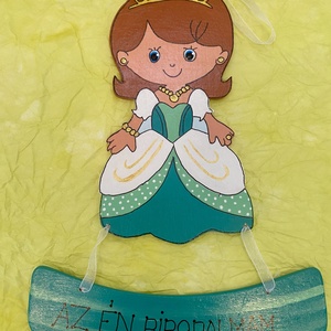 Hercegnő, királylány gyerekszoba dísz, tábla - otthon & életmód - dekoráció - ajtó- és ablak dekoráció - ablakdísz - Meska.hu