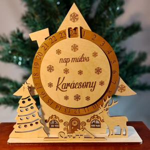 Karácsonyi, adventi kalendárium, visszaszámláló - Meska.hu