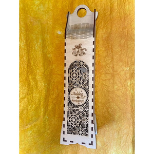 Karácsonyi bortartó - Meska.hu