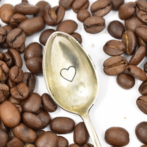  Kiskanál szerelmeseknek 1 db finom puszival, Otthon & Életmód, Konyhafelszerelés, tálalás, Tálalás, Kanál & Villa, Ötvös, MESKA