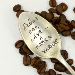 Munkahelyi kávéskanál - otthon & életmód - konyhafelszerelés, tálalás - tálalás - kanál & villa - Meska.hu