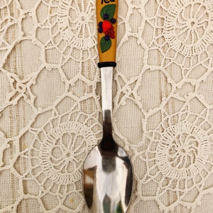 Gyümölcs tea kiskanál - otthon & életmód - konyhafelszerelés, tálalás - tálalás - kanál & villa - Meska.hu