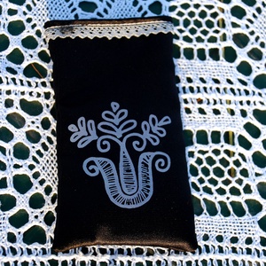 Selyemszatén mobiltok fekete -  - Meska.hu