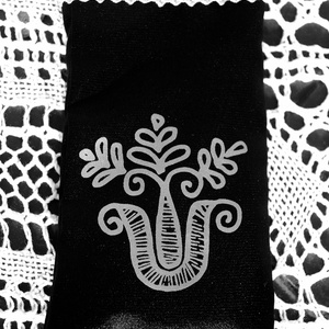 Selyemszatén mobiltok fekete -  - Meska.hu