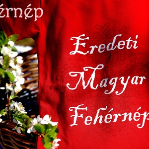 Eredeti Magyar Fehérnép bodri piros RU - ruha & divat - babaruha & gyerekruha - body - Meska.hu