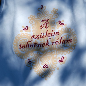 A szüleim tehetnek rólam rugdalózó - ruha & divat - babaruha & gyerekruha - nadrág - Meska.hu