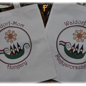 Waldorf-Mom vászontáskája (canvas bag) - táska & tok - bevásárlás & shopper táska - shopper, textiltáska, szatyor - Meska.hu