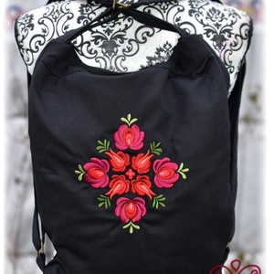 Cifra hátitarisznya � Matyó (fekete) - Meska.hu