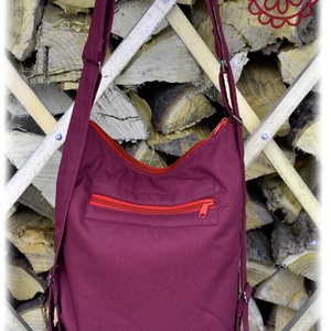 Cifra hátitarisznya � Matyó (bordó-khaki) - táska & tok - hátizsák - hátizsák - Meska.hu