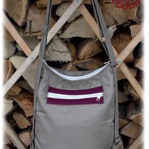 Cifra hátitarisznya � Rábaközi (khaki-bordó) - táska & tok - hátizsák - hátizsák - Meska.hu
