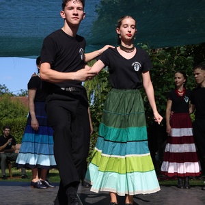 Vidéki szoknya � zöld árnyalatos - ruha & divat - női ruha - szoknya - Meska.hu