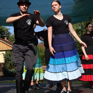 Vidéki szoknya � kék árnyalatos - Meska.hu