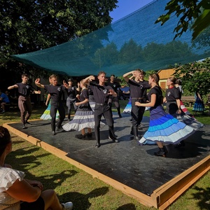 Vidéki szoknya � szürke árnyalatos - Meska.hu