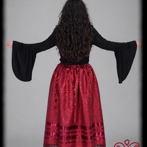 Kánya szoknya � bordó brokát - Meska.hu