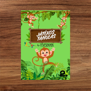Játékos tanulás 4-7 éveseknek (2.) fejlesztő füzet, Játék & Sport, Készségfejlesztő és Logikai játék, Oktató játékok, Fotó, grafika, rajz, illusztráció, MESKA