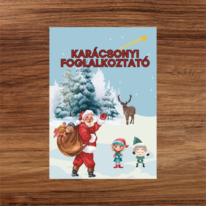 Karácsonyi foglalkoztató füzet (3-6 éveseknek), Játék & Sport, Készségfejlesztő és Logikai játék, Oktató játékok, Fotó, grafika, rajz, illusztráció, MESKA