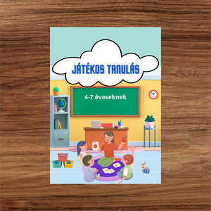 Játékos tanulás 4-7 éveseknek (1.) fejlesztő füzet, Játék & Sport, Készségfejlesztő és Logikai játék, Oktató játékok, Fotó, grafika, rajz, illusztráció, MESKA