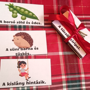 Beszédfejlesztő kártyák, Játék & Sport, Készségfejlesztő és Logikai játék, Oktató játékok, Fotó, grafika, rajz, illusztráció, MESKA