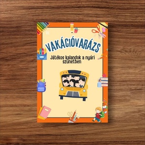 Vakációvarázs fejlesztő füzet, Művészet, Grafika & Illusztráció, Digitális, Fotó, grafika, rajz, illusztráció, MESKA