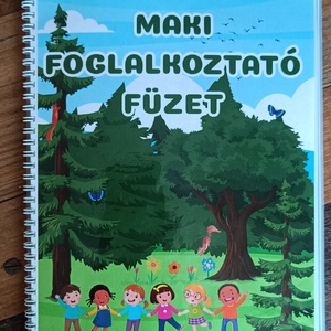 Maki foglalkoztató füzet  - Meska.hu