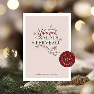 TERVEZŐ gondoskodó anyáknak - a téli szünetre és az ünnepekre (Digitális termék) - otthon & életmód - papír, írószer - naptár & tervező - Meska.hu