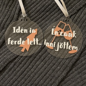 Névre szóló karácsonyfadísz - karácsony - karácsonyi lakásdekoráció - karácsonyfadíszek - Meska.hu