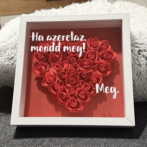 3D képkeret Valentin-napra - Meska.hu