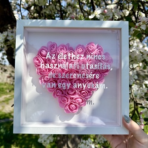 Anyák napi 3D képkeret, Otthon & Életmód, Dekoráció, Kép & Falikép, 3d képek, Decoupage, transzfer és szalvétatechnika, MESKA