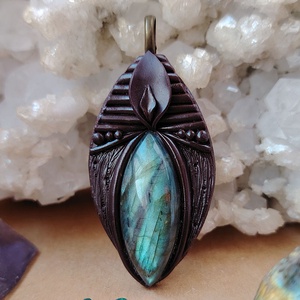 Labradorit köves medál � Nefertiti - Meska.hu