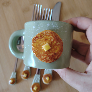 Édes Reggeliző Készlet - Palacsinta Imádóknak, Otthon & Életmód, Konyhafelszerelés, tálalás, Tálalás, Bögre & Csésze, Gyurma, MESKA